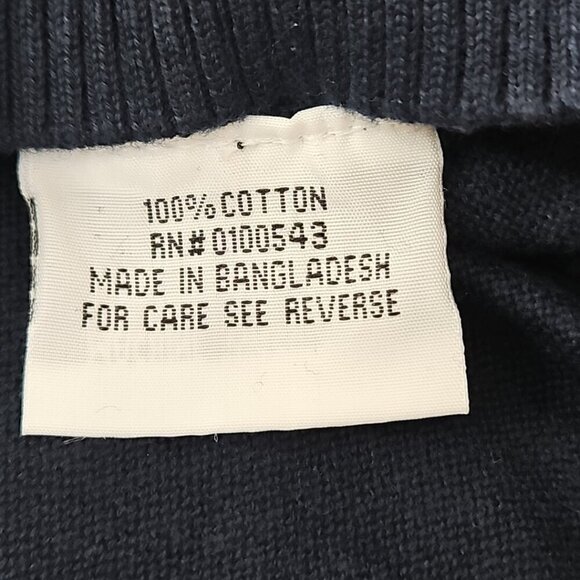 Evolution in Design Men's XL Button-Up Cardigan Navy Blue Long Sleeve NWT NEW - Picture 8 of 15